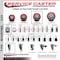 Service Caster 4'' Red Poly Wheel Swivel Top Plate Caster Set with 2 Posi Brakes 2 Rigid, 4PK SCC-20S414-PPUB-RED-PLB-2-R-2 - alternate 5